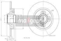 19-1902 MAXGEAR Тормозной диск (фото 1)