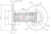 19-0724 MAXGEAR Тормозной диск (фото 2)