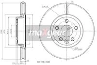 19-1332 MAXGEAR Тормозной диск (фото 2)