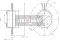 19-1053 MAXGEAR Тормозной диск (фото 3)