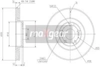 19-0819 MAXGEAR Тормозной диск (фото 2)