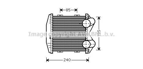 MC4003 AVA Интеркулер (радиатор интеркулера) (фото 1)