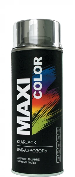 0005MX Maxi Color Лак аэрозольный декоративный алкидный бесцветный 400 мл (фото 3)