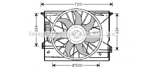 MS7508 AVA Вентилятор охлаждения радиатора (фото 1)