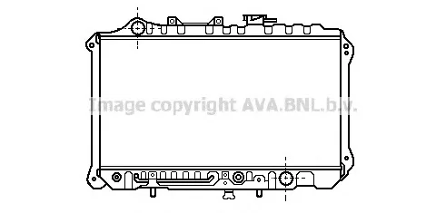 MZ2020 AVA Радиатор охлаждения двигателя (фото 1)