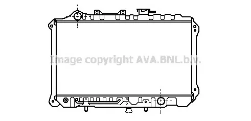 MZ2032 AVA Радиатор охлаждения двигателя (фото 1)