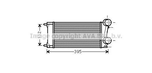 PE4343 AVA Интеркулер (радиатор интеркулера) (фото 1)