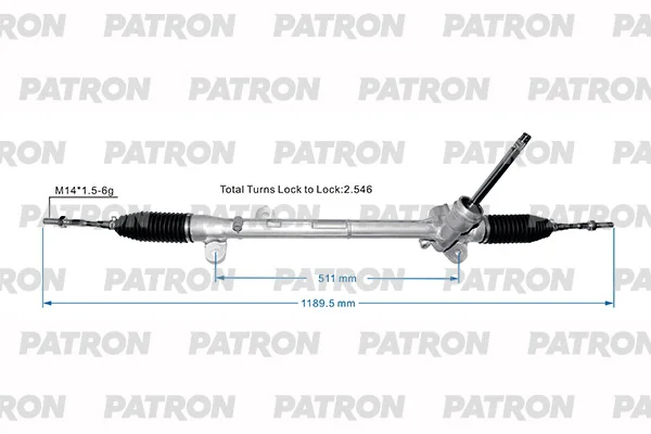 PSG1045 PATRON Рулевой механизм (фото 1)