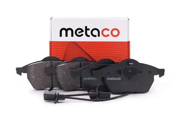 3000-034 METACO Колодки тормозные передние к-кт metaco (фото 1)