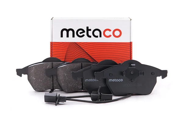 3000-034 METACO Колодки тормозные передние к-кт metaco (фото 2)