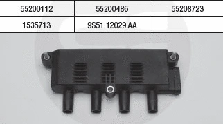 206.007CO BRECAV Катушка зажигания (фото 2)