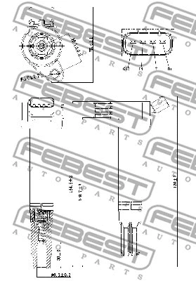 01640-007 FEBEST Катушка зажигания (фото 2)