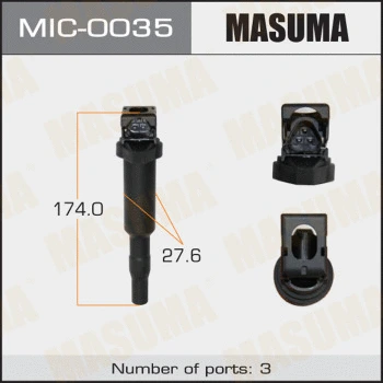 MIC-0035 MASUMA Катушка зажигания (фото 1)