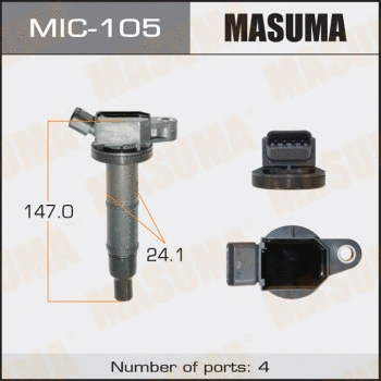 MIC-105 MASUMA Катушка зажигания (фото 1)