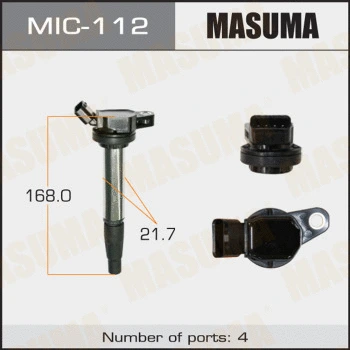 MIC-112 MASUMA Катушка зажигания (фото 1)