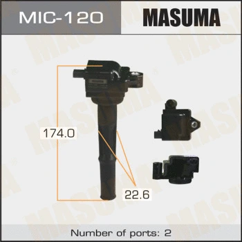 MIC-120 MASUMA Катушка зажигания (фото 1)