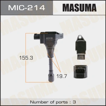 MIC-214 MASUMA Катушка зажигания (фото 1)
