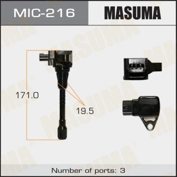 MIC-216 MASUMA Катушка зажигания (фото 1)