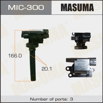 MIC-300 MASUMA Катушка зажигания (фото 1)