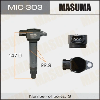 MIC-303 MASUMA Катушка зажигания (фото 1)