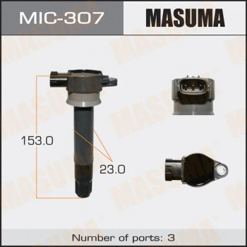 MIC-307 MASUMA Катушка зажигания (фото 1)