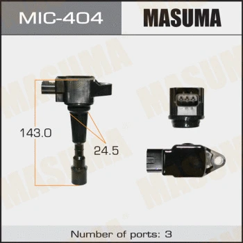 MIC-404 MASUMA Катушка зажигания (фото 1)