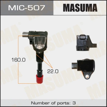 MIC-507 MASUMA Катушка зажигания (фото 1)
