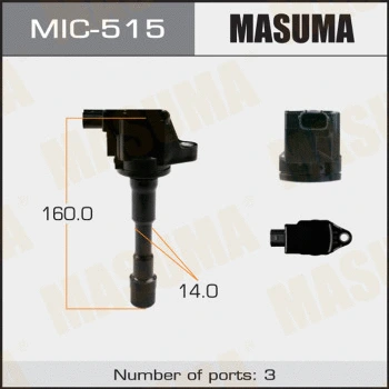 MIC-515 MASUMA Катушка зажигания (фото 1)