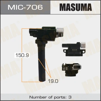 MIC-706 MASUMA Катушка зажигания (фото 1)
