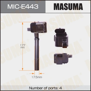 MIC-E443 MASUMA Катушка зажигания (фото 1)
