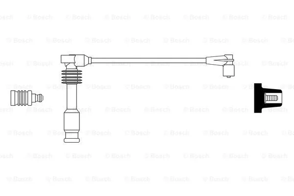 0 986 356 256 BOSCH Провод зажигания (фото 2)