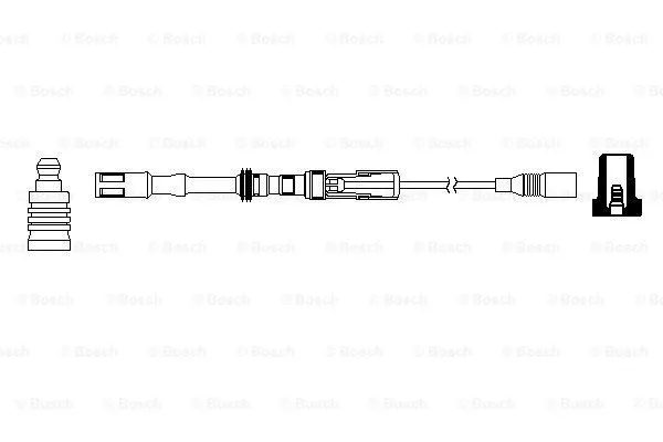 0 986 357 727 BOSCH Провод зажигания (фото 2)