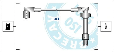 92.256100 BRECAV Провод зажигания (фото 1)