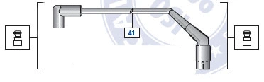 92.4160 BRECAV Провод зажигания (фото 1)