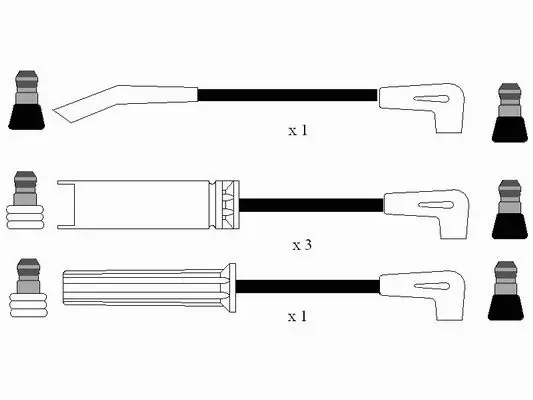 0594 NGK Комплект проводов зажигания (фото 1)