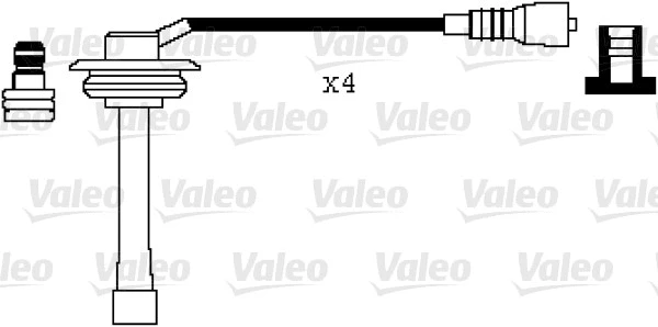 346015 VALEO Комплект проводов зажигания (фото 1)