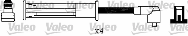 346244 VALEO Комплект проводов зажигания (фото 1)