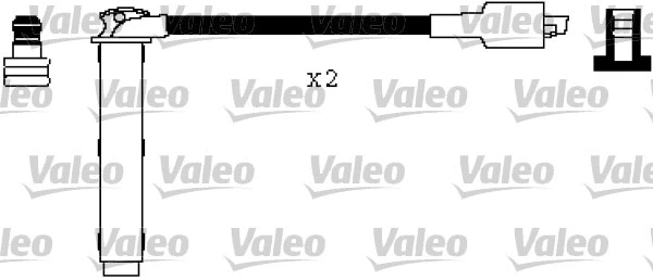 346337 VALEO Комплект проводов зажигания (фото 1)