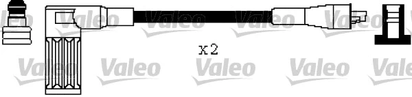 346517 VALEO Комплект проводов зажигания (фото 1)