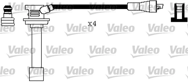 346537 VALEO Комплект проводов зажигания (фото 1)