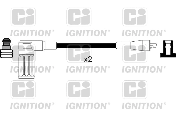 XC1010 QUINTON HAZELL Комплект проводов зажигания (фото 1)