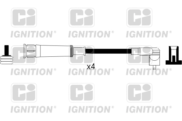 XC1039 QUINTON HAZELL Комплект проводов зажигания (фото 1)