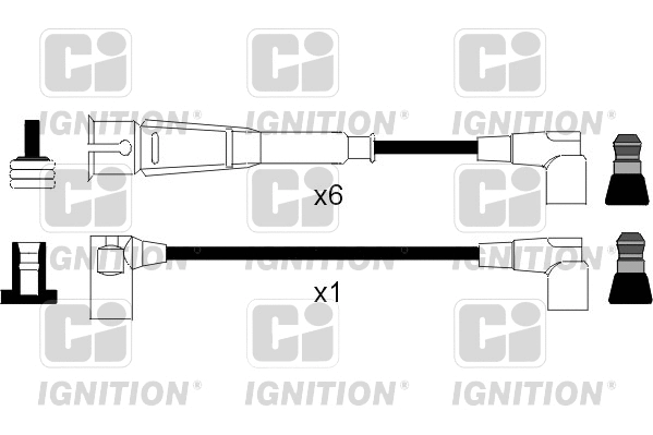 XC1042 QUINTON HAZELL Комплект проводов зажигания (фото 1)
