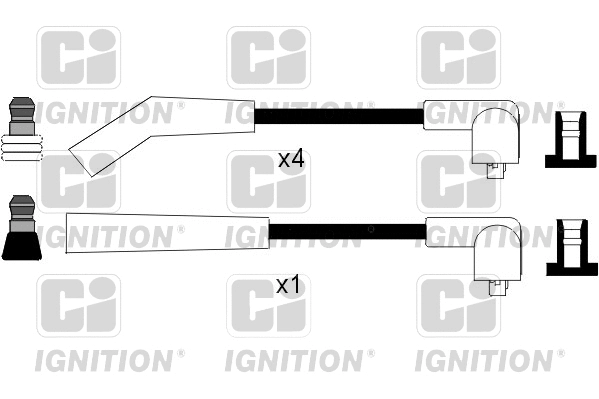 XC1056 QUINTON HAZELL Комплект проводов зажигания (фото 1)