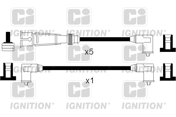 XC1060 QUINTON HAZELL Комплект проводов зажигания (фото 1)