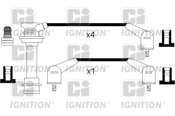XC1103 QUINTON HAZELL Комплект проводов зажигания (фото 1)