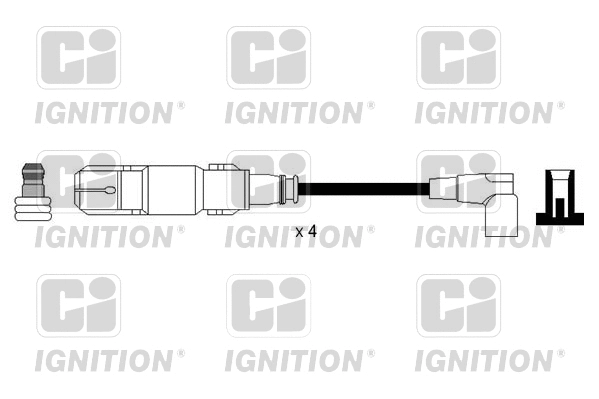 XC1124 QUINTON HAZELL Комплект проводов зажигания (фото 1)