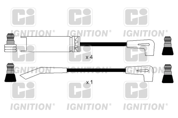 XC1127 QUINTON HAZELL Комплект проводов зажигания (фото 1)