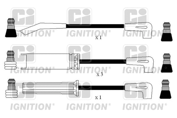 XC1172 QUINTON HAZELL Комплект проводов зажигания (фото 1)