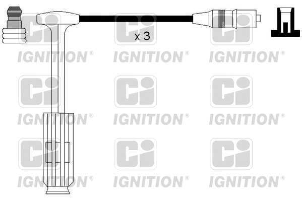 XC1181 QUINTON HAZELL Комплект проводов зажигания (фото 1)